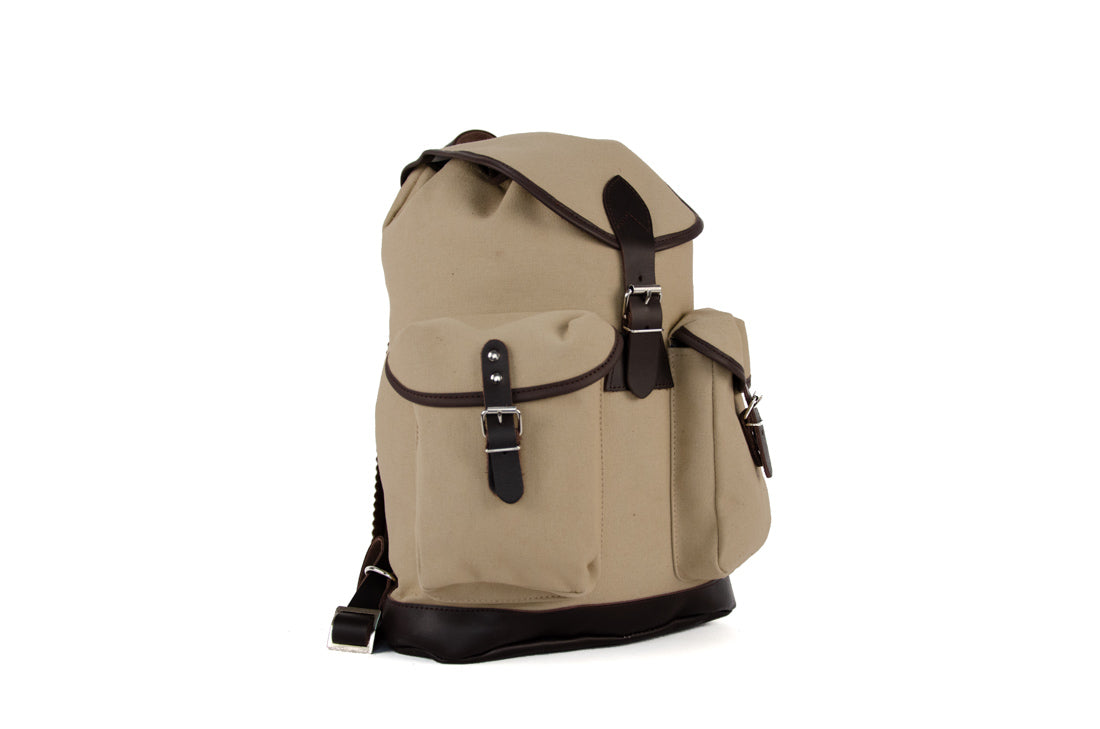 RU135-SA-D Wander- und Freizeitrucksack  Lederboden 14 L Sand dunkel