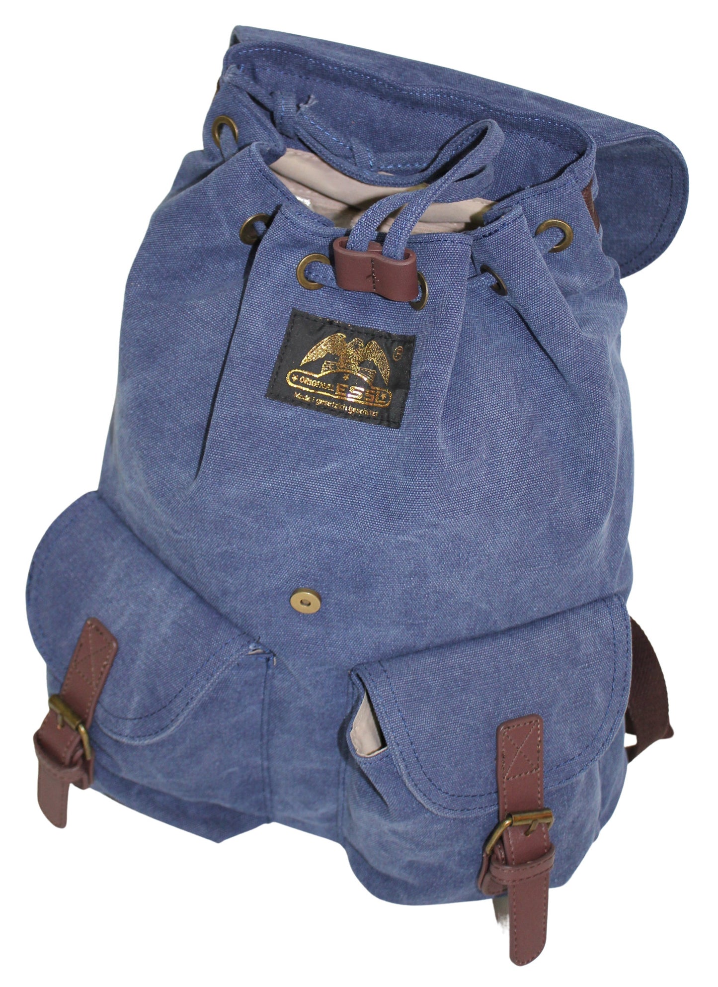 RU133 Baumwollrucksack blau