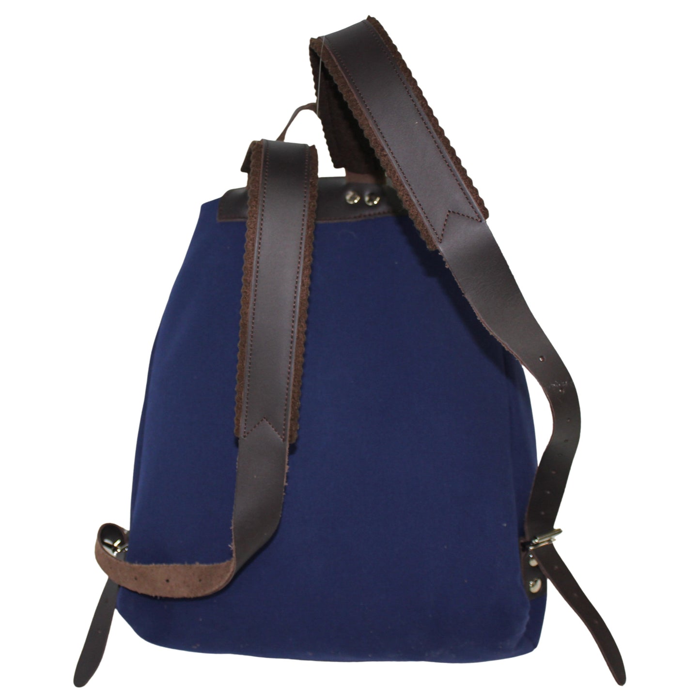 RU137 Baumwoll-Rucksack 17 L Blau mit dunklem Einfass